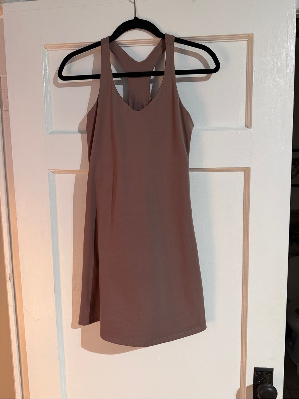 girlfriend collective Fog Lola V-Neck Dress